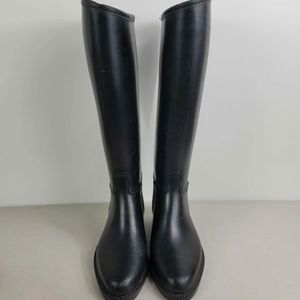 Cottage Craft Israel 31 S girls Black Riding Boots Knee High Styled in Paris